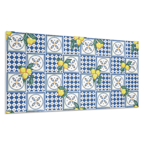 Panou decorativ Motiv de lămâie pe plăci
