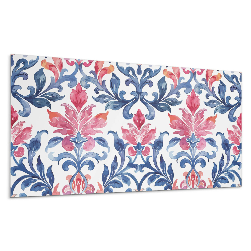 Panou decorativ bucatarie Model floral pe fundal