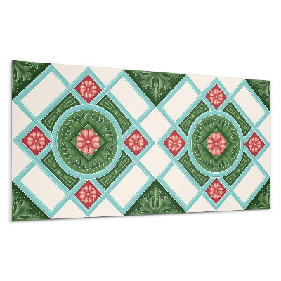 Panou decorativ Model floral într-un romb