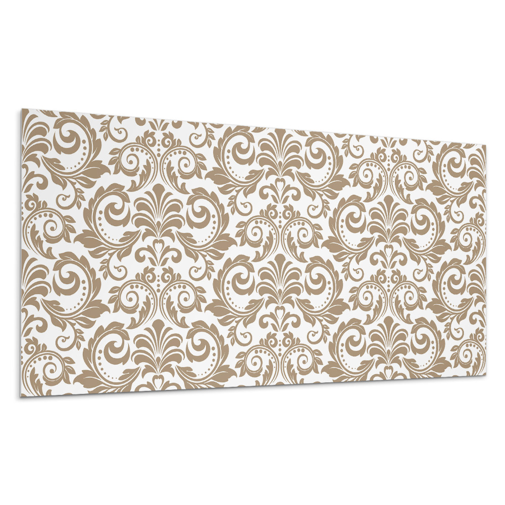 Panou decorativ bucatarie Model de plante cu ornamente