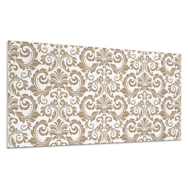 Panou decorativ bucatarie Model de plante cu ornamente