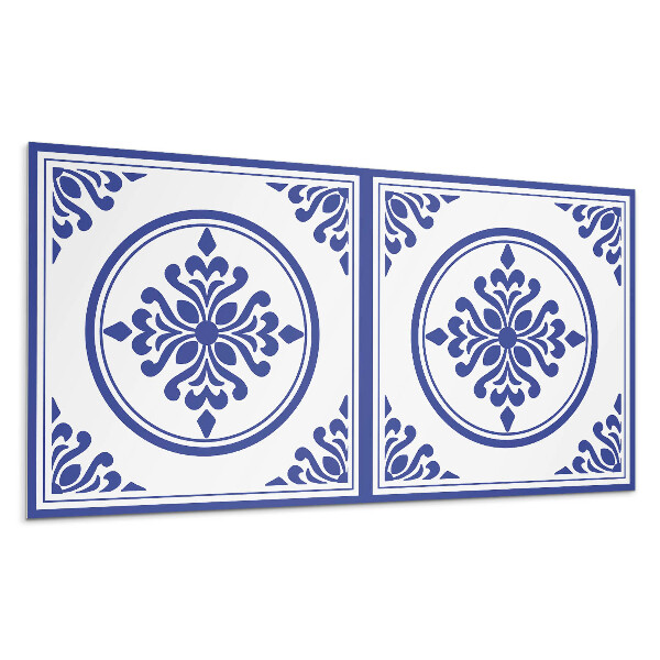 Panou decorativ pvc Model cu cercuri și flori