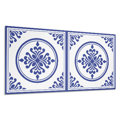 Panou decorativ pvc Model cu cercuri și flori