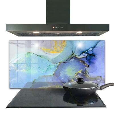 Sticlă bucătărie Abstractizarea energiei albastre