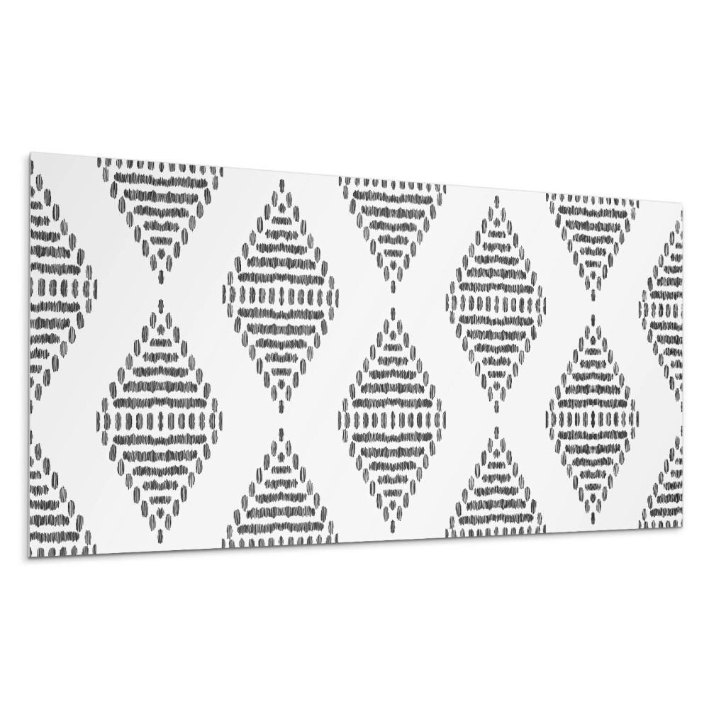 Panou de perete Model de diamant într-o grilă