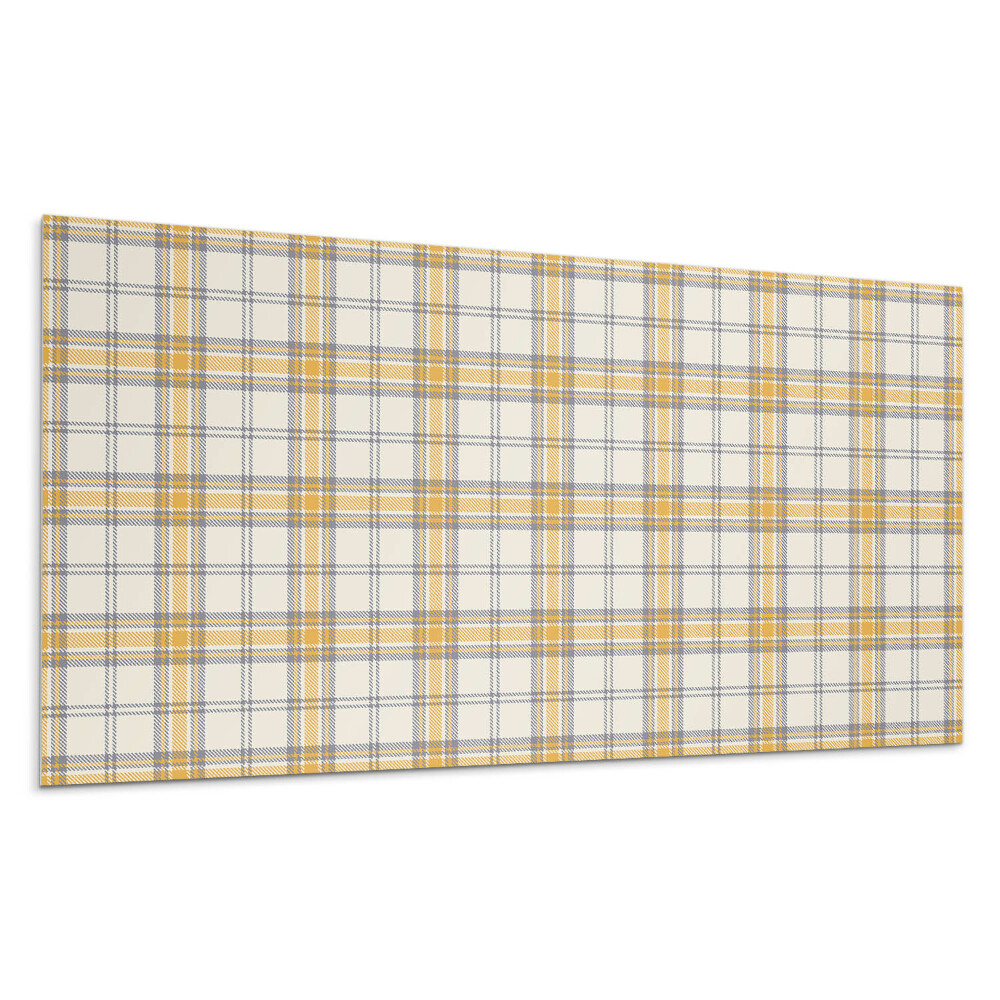 Panou de perete Model în carouri cu linii