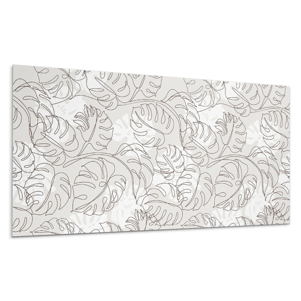 Panou decorativ Model de frunze liniare