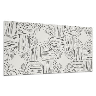 Panou decorativ Linii geometrice în machetă