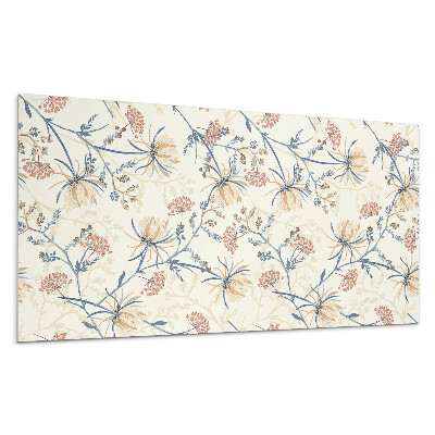 Panou decorativ Model floral pe fundal