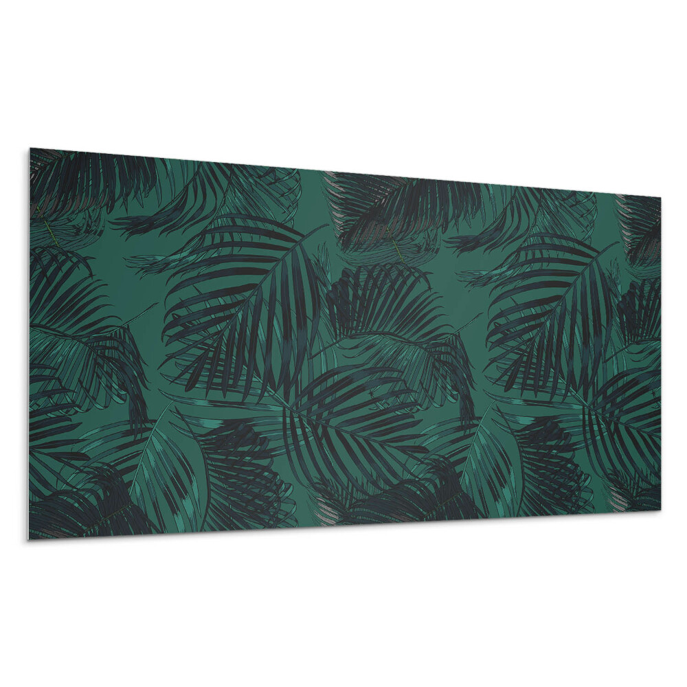 Panou decorativ pvc frunze de palmier pe fundal