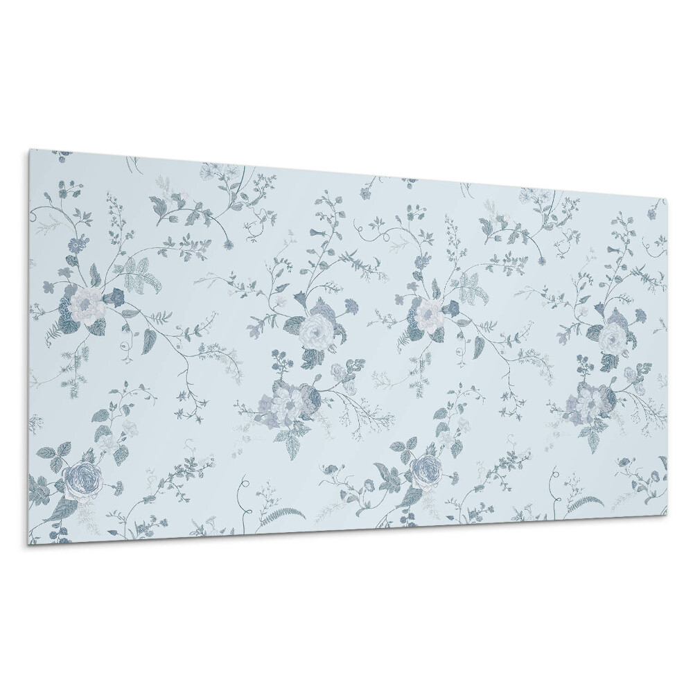 Panou decorativ pvc Model floral pe fundal