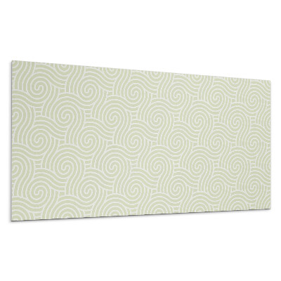 Panou de perete Valuri într-un model spiralat