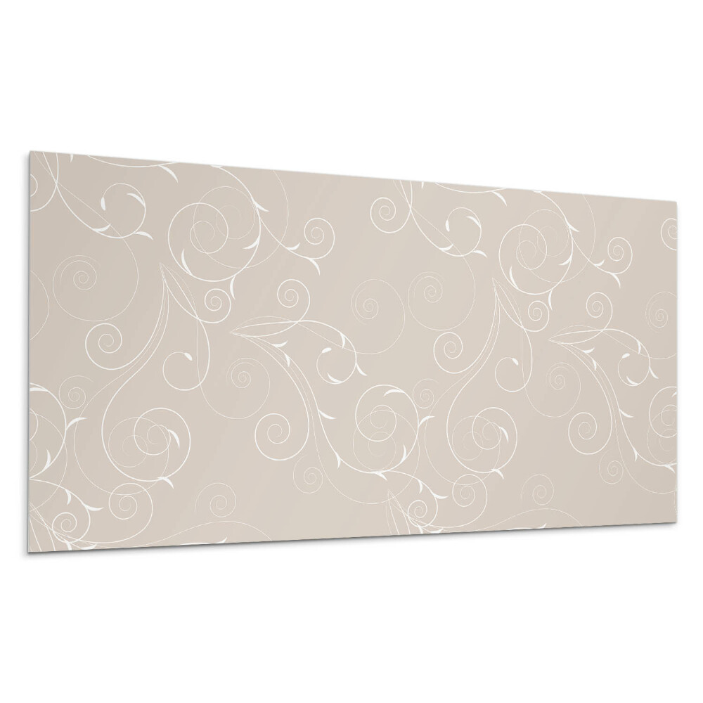 Panou decorativ Spirale și frunze delicate