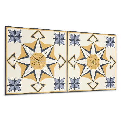 Panou de perete Model de busolă cu stele