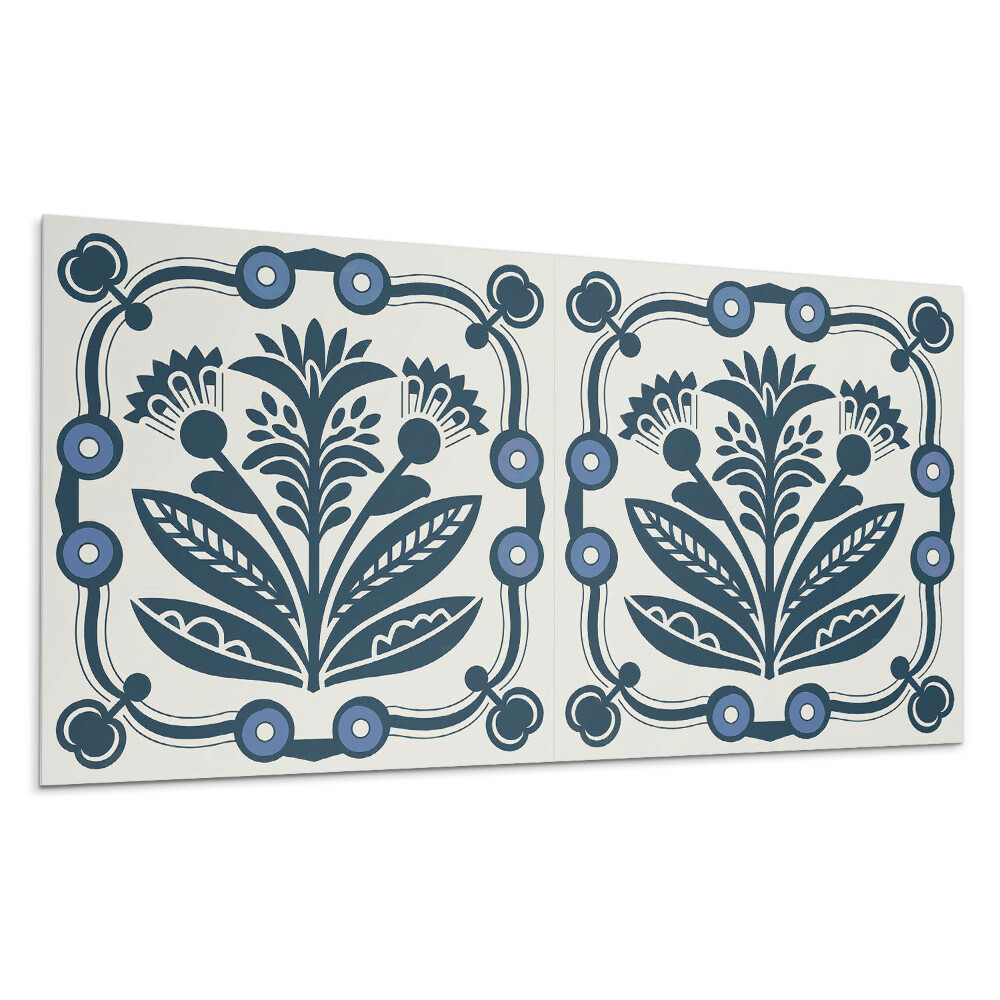 Panou decorativ pvc Model floral cu frunze