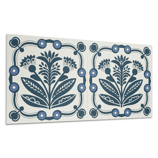 Panou decorativ pvc Model floral cu frunze