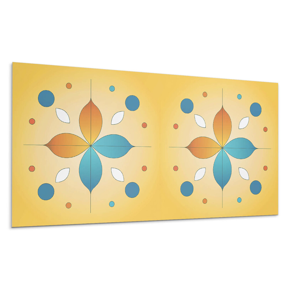 Panou de perete Model floral geometric