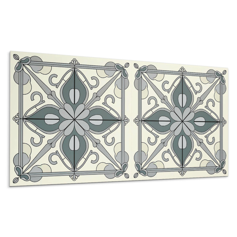 Panou decorativ pvc Model floral cu ornamente