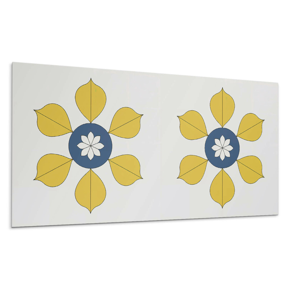 Panou decorativ pvc Model floral cu frunze