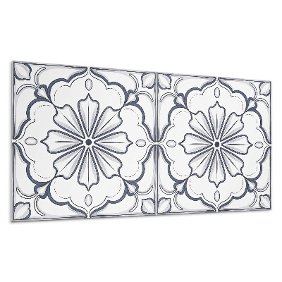 Panou perete Model floral pe faianță