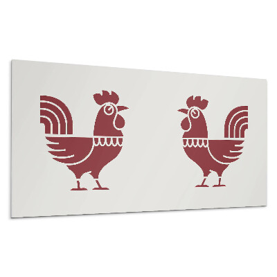 Panou perete Cocoș stilizat în grafică