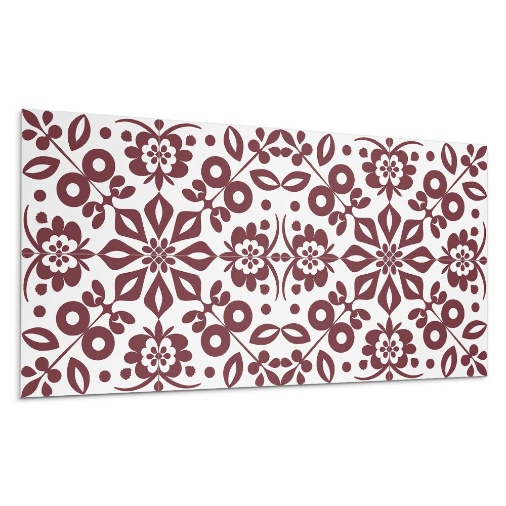 Panou de perete Model floral cu frunze