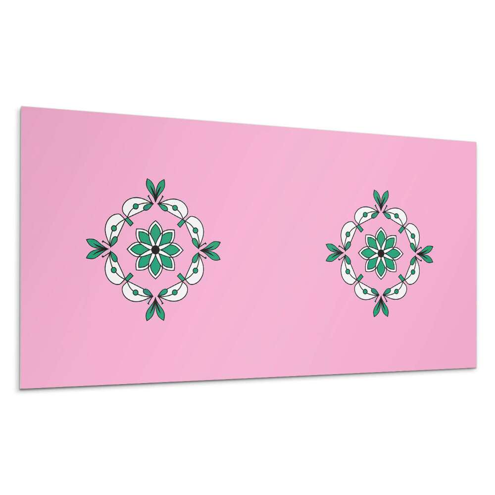 Panou decorativ Model floral cu frunze