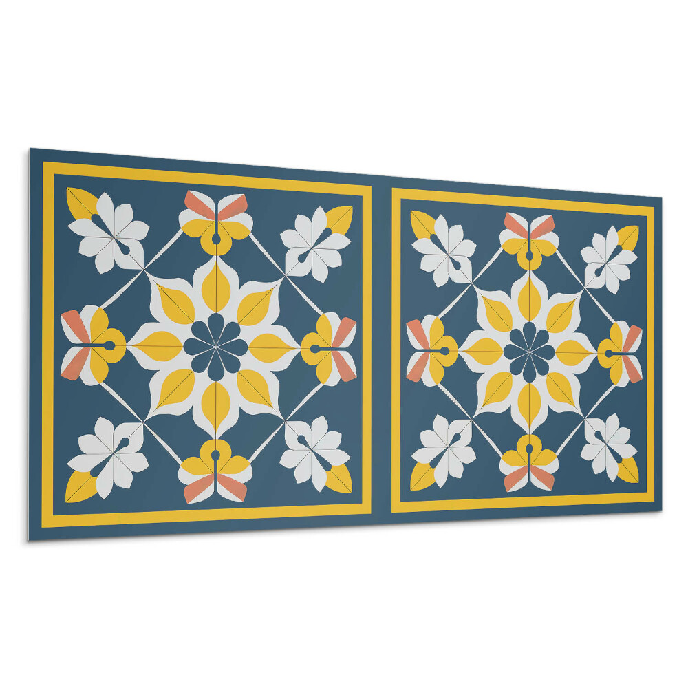 Panou decorativ Model floral în simetrie