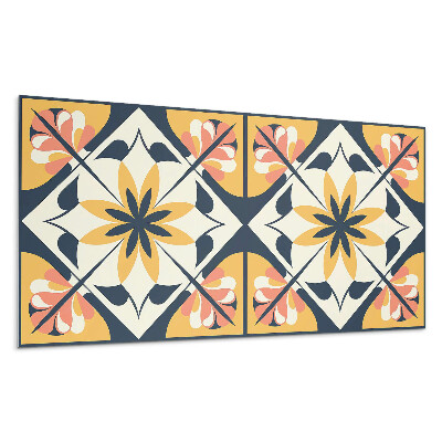 Panou decorativ pvc Model floral într-un romb