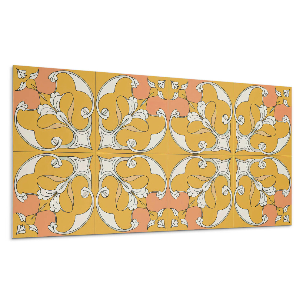 Panou perete Model floral în simetrie