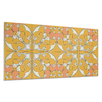 Panou perete Model floral în simetrie