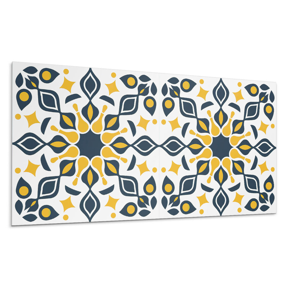 Panou de perete Model floral cu simetrie