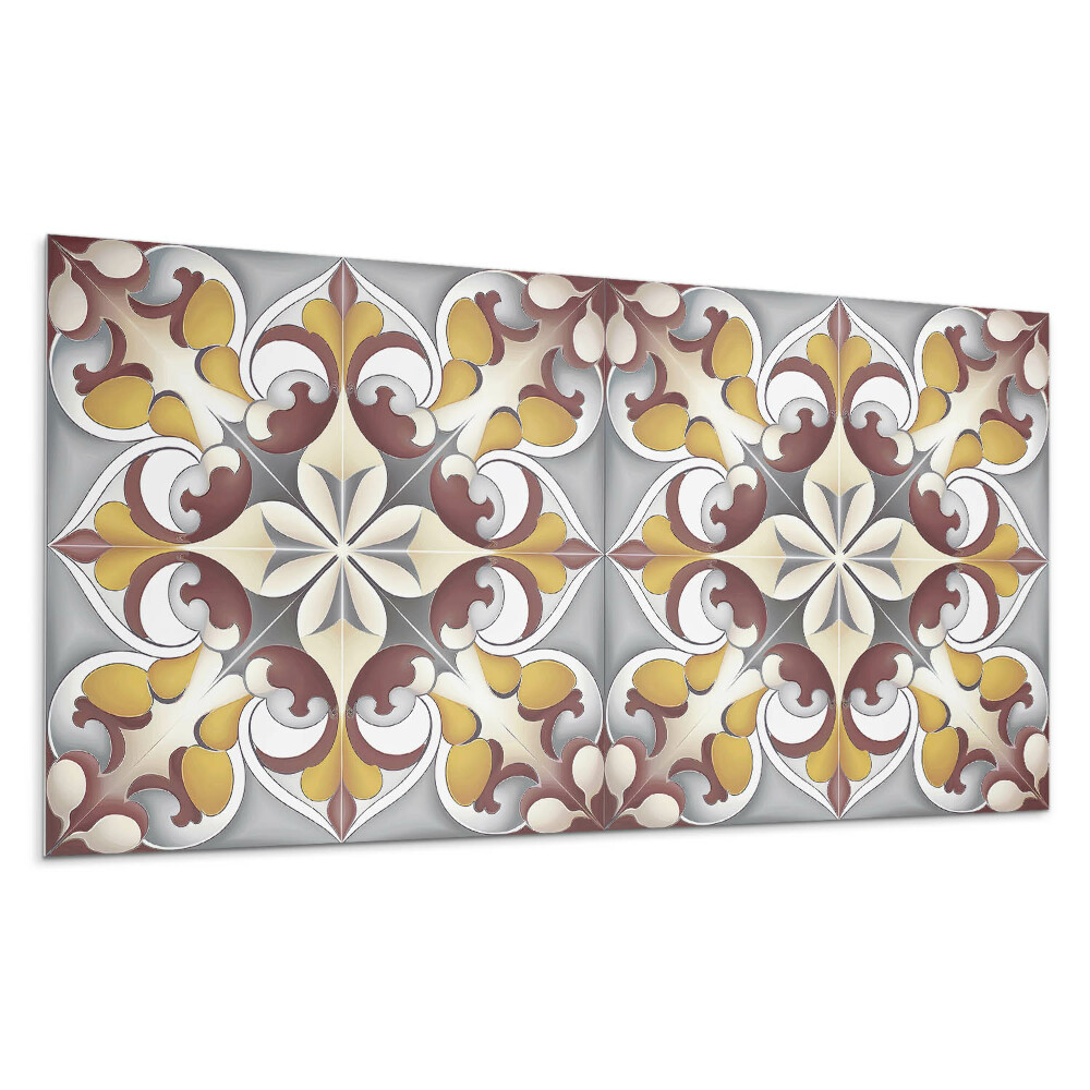 Panou de perete Model floral de mozaic