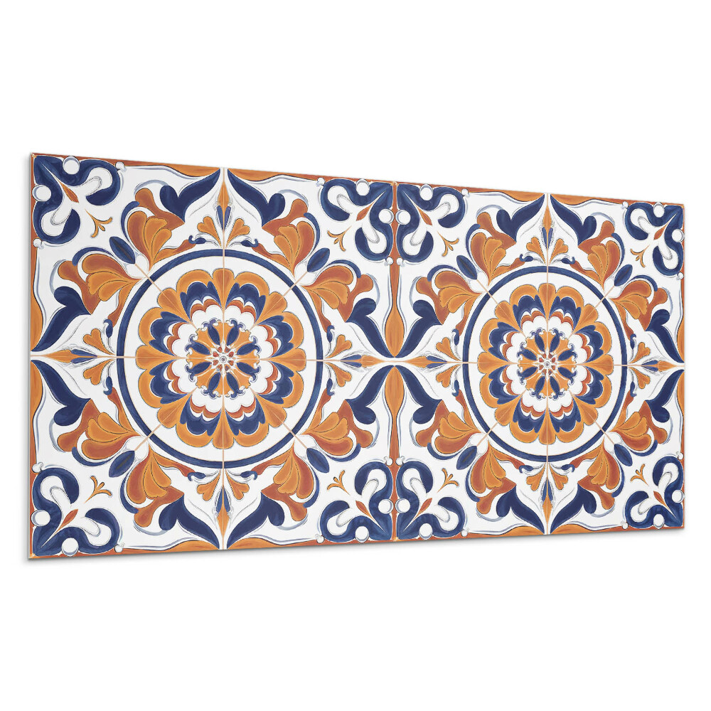 Panou decorativ pvc Model floral într-un cerc