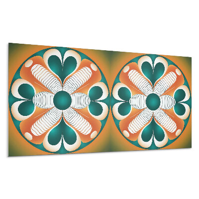 Panou decorativ Model floral simetric