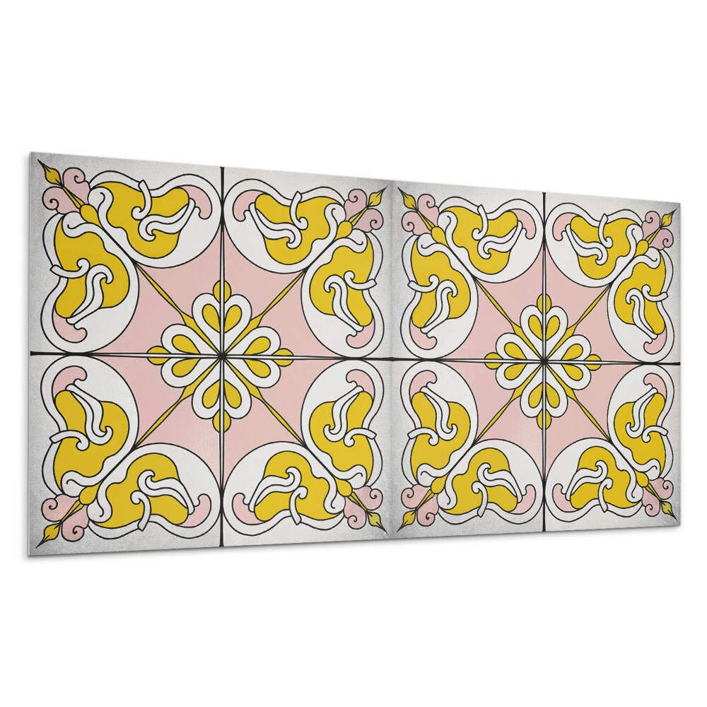 Panou decorativ pvc Model floral în plăci