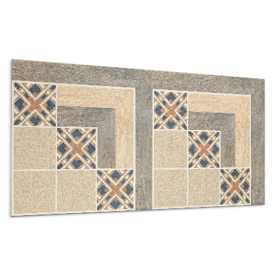 Panou perete Modele geometrice pe plăci