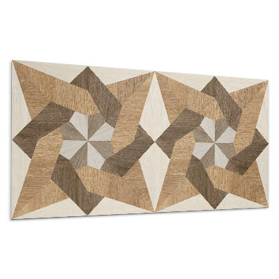 Panou de perete Mozaic poligonal din lemn
