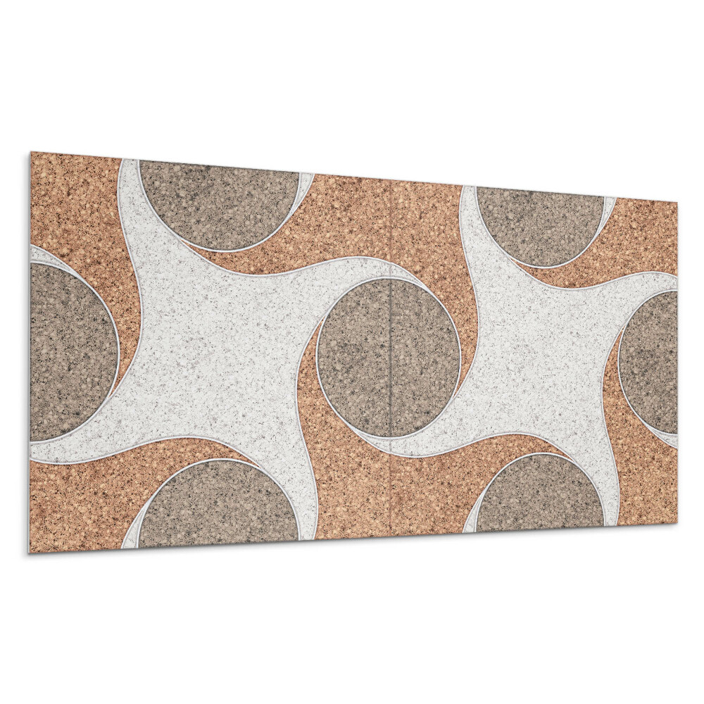 Panou decorativ pvc Model cu cercuri și valuri