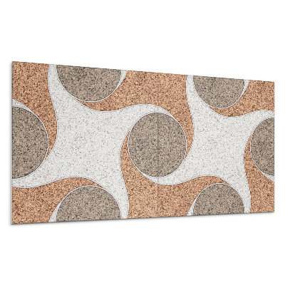 Panou decorativ pvc Model cu cercuri și valuri