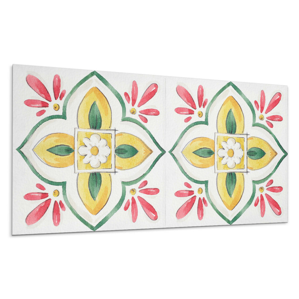 Panou de perete Model floral într-o ramă