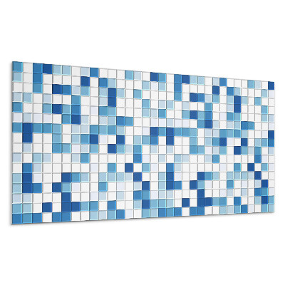 Panou decorativ pvc Mozaic în nuanțe de albastru