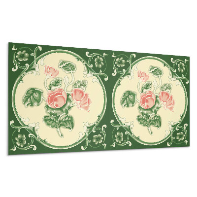 Panou de perete Model floral cu frunze