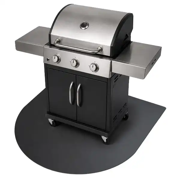 Covoraș din tablă pentru grătar model semioval 100x100 cm