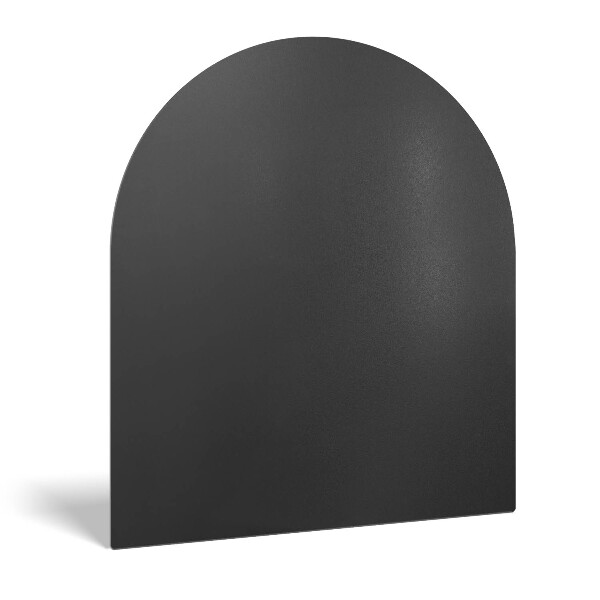 Protecție sub sobă panou de oțel negru