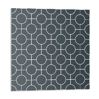 Panou decorativ pvc Model de cercuri și linii în geometrie