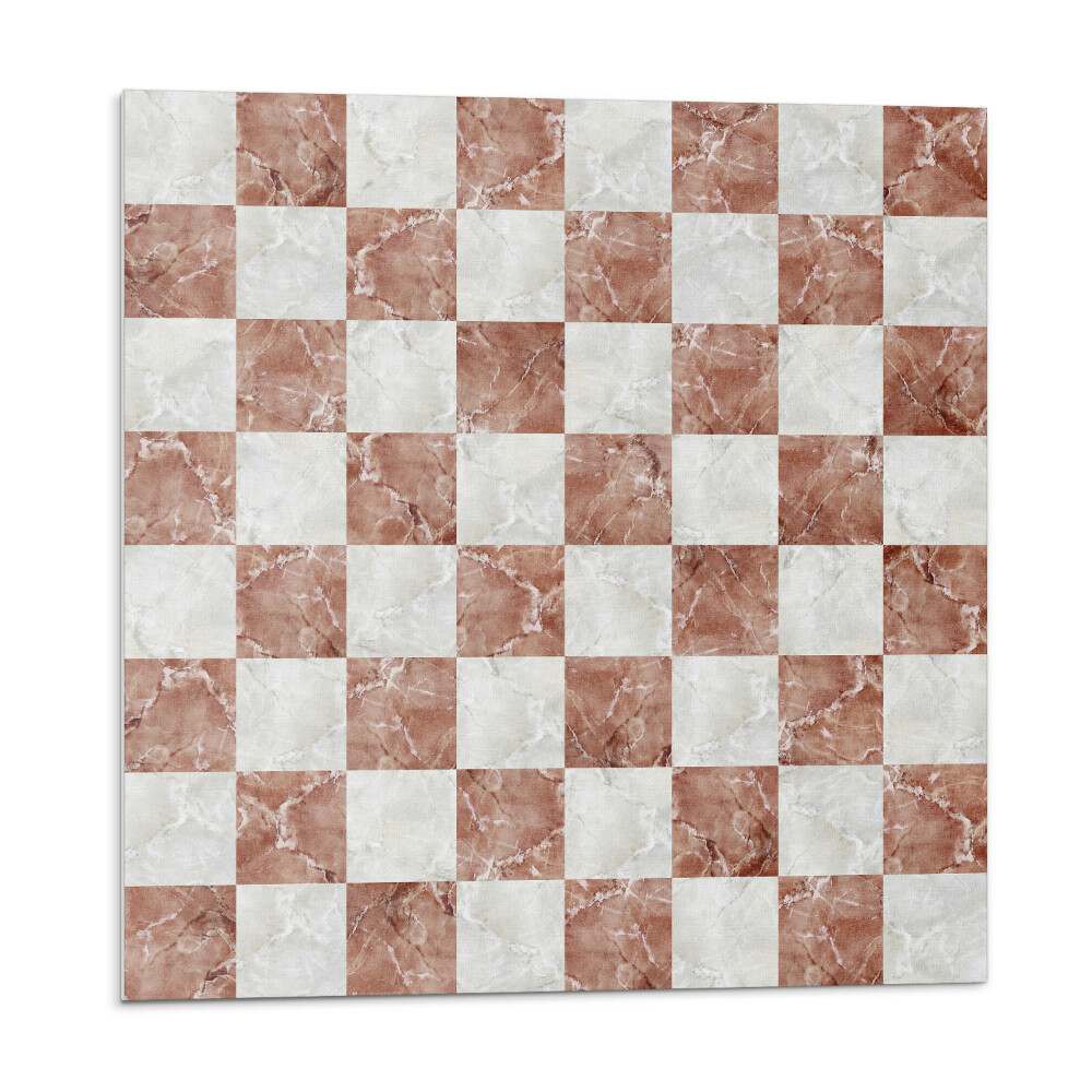 Panou decorativ pvc Tablă de șah din marmură într-un stil elegant