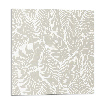 Panou decorativ pvc Aspect grafic cu frunze verzi