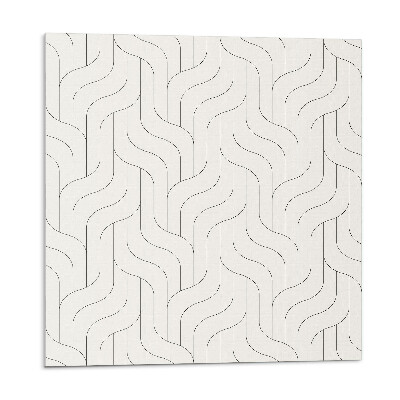 Panou decorativ pvc Valuri geometrice într-un model armonios