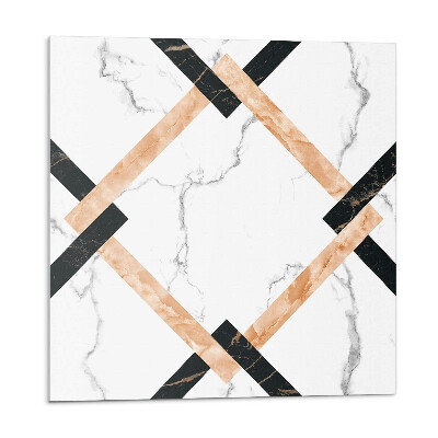 Panou decorativ Motive geometrice moderne din marmură